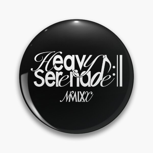 Item preview, NMIXX Heavy Serenade Logo White KPop designed and sold by FROGVOLT.