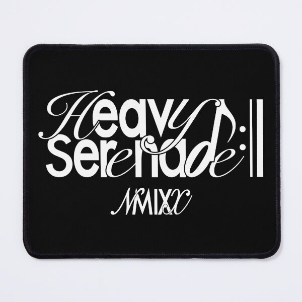 Item preview, NMIXX Heavy Serenade Logo White KPop designed and sold by FROGVOLT.