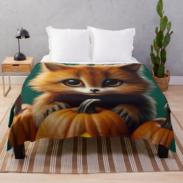 Item preview, Little Cute Fox Halloween Portrait designed and sold by LenNo9881.