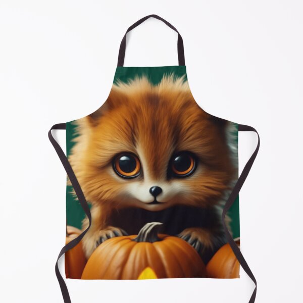 Item preview, Little Cute Fox Halloween Portrait designed and sold by LenNo9881.
