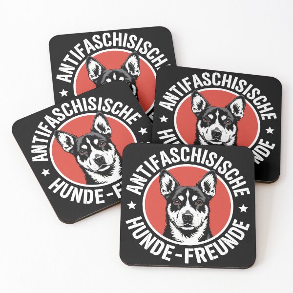 Item preview, Antifaschistische Hundefreunde - Linke Antifa Merch designed and sold by LoFizzy.