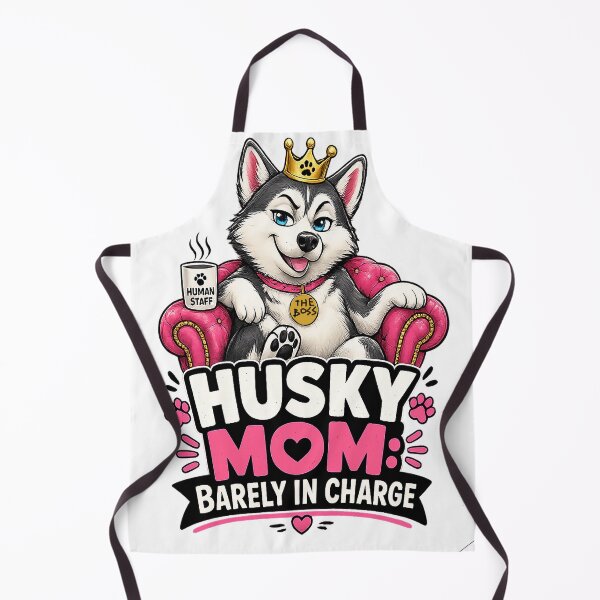 Item preview, Husky Mom Barely in Charge designed and sold by alw951.