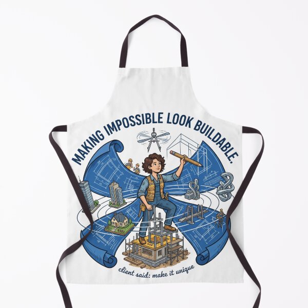 Item preview, Architect Making Impossible Buildable Funny Architecture Humor designed and sold by LunaMarkos.