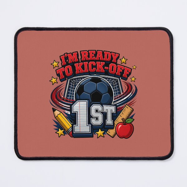 Item preview, I’m Ready to Kick-Off 1st Grade Soccer Back to School Shir designed and sold by VectorJoy.