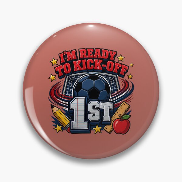 Item preview,  I’m Ready to Kick-Off 1st Grade Soccer Back to School Shir designed and sold by VectorJoy.