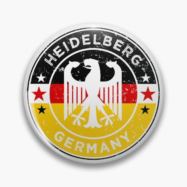 Item preview, Heidelberg Germany Eagle Vintage Flag designed and sold by ArtByKatti.