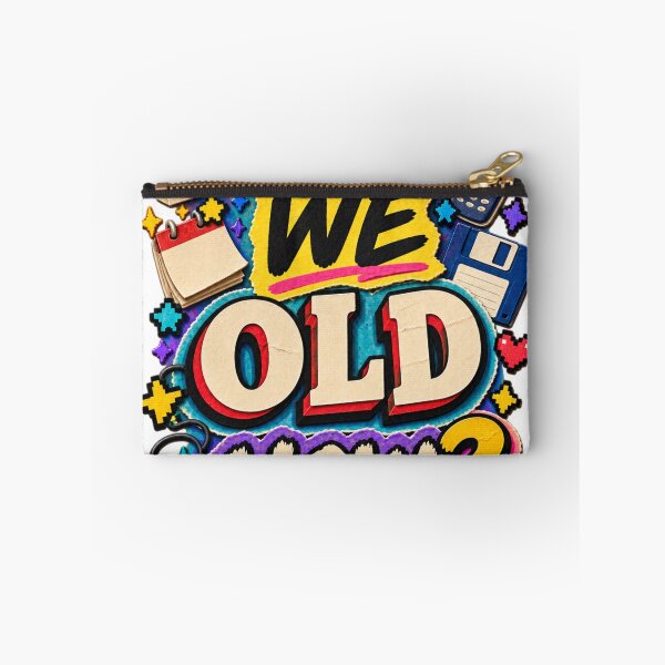 Item preview, Are We Old Now Funny Gen Z Nostalgia Sticker designed and sold by Promoffy.