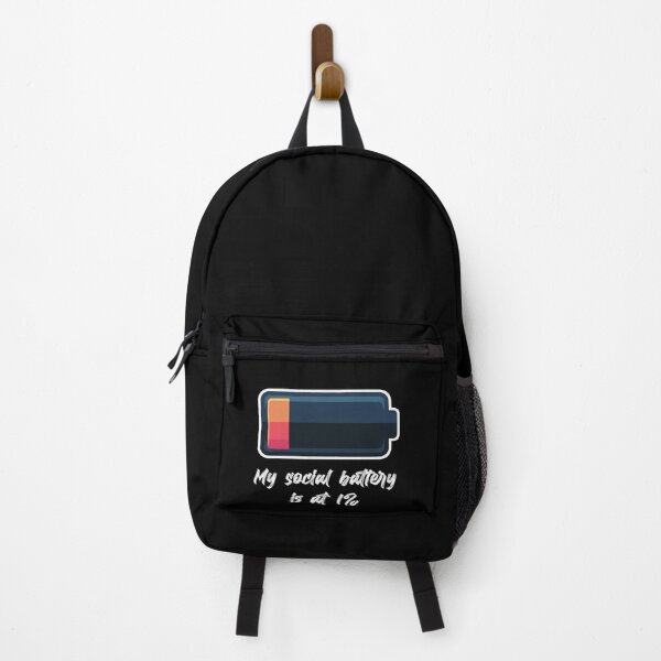 Item preview, My Social Battery Is At 1% - Funny Introvert Gift T-Shirt designed and sold by Art JSMY.