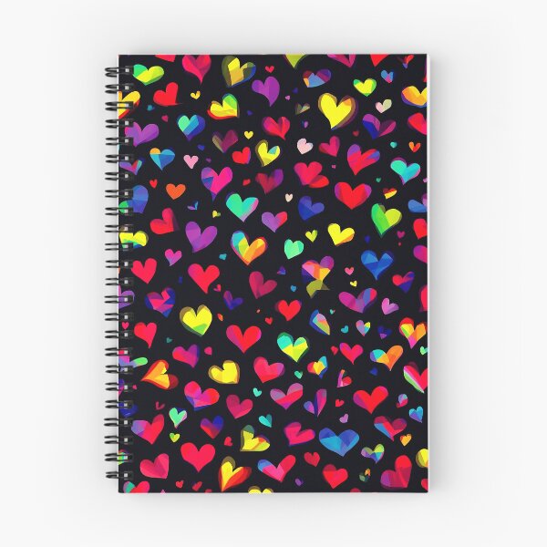 Item preview, Rainbow Hearts Pattern – Colorful Love & Vibrant Heart Design designed and sold by IMuDesigner.