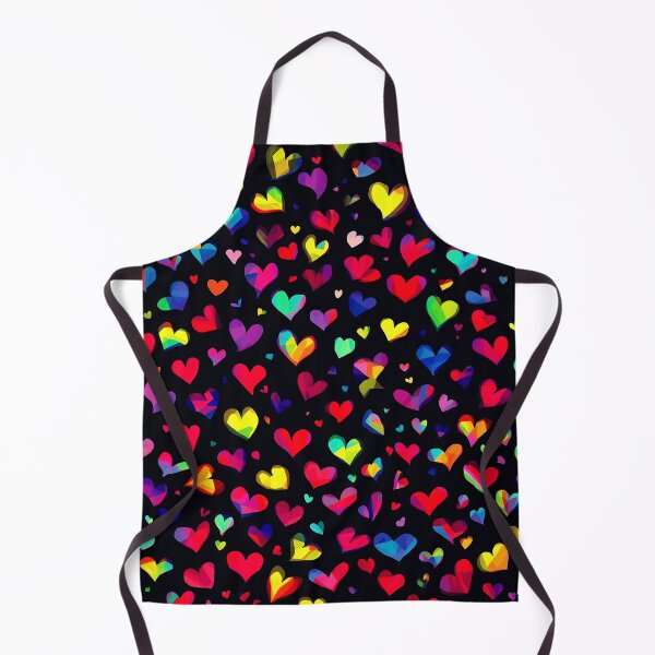 Item preview, Rainbow Hearts Pattern – Colorful Love & Vibrant Heart Design designed and sold by IMuDesigner.