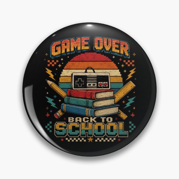Item preview, Retro Gamer Over Back to School designed and sold by will freed18.