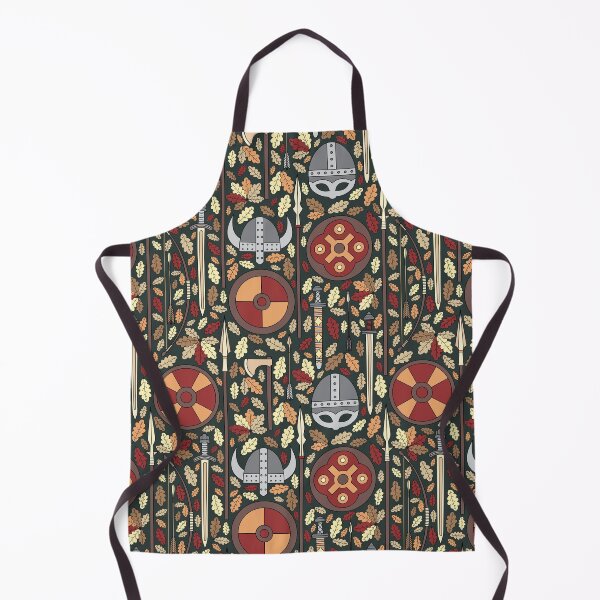 Item preview, Viking Weapons and Armor Autumn Leaves Pattern Design designed and sold by Roadkill Creations.