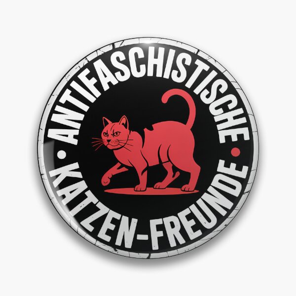 Item preview, Antifaschistische Katzenfreunde - Linke Antifa Merch designed and sold by LoFizzy.