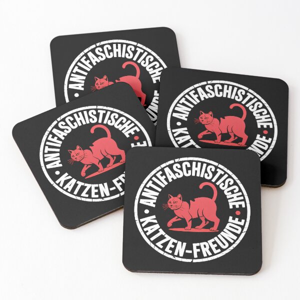 Item preview, Antifaschistische Katzenfreunde - Linke Antifa Merch designed and sold by LoFizzy.