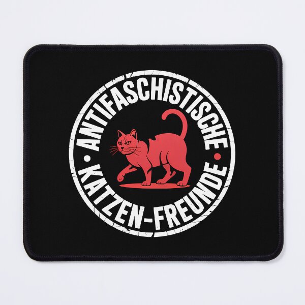Item preview, Antifaschistische Katzenfreunde - Linke Antifa Merch designed and sold by LoFizzy.