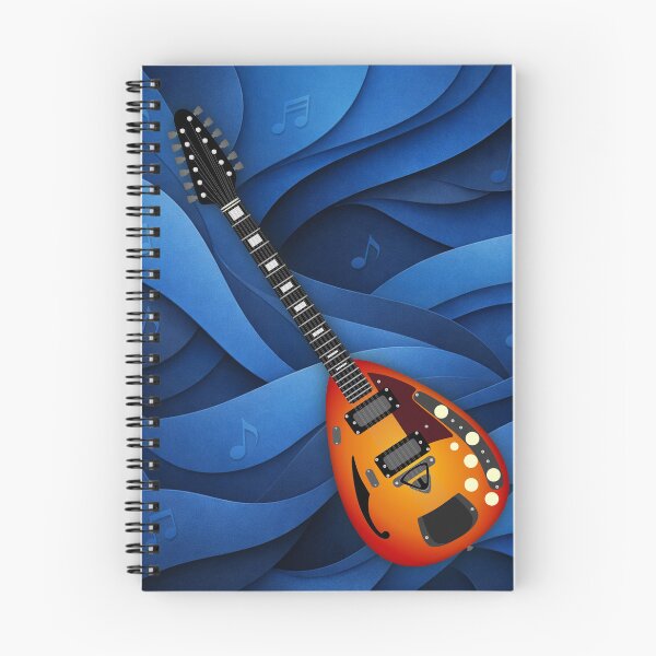 Item preview, GUITAR IN A BLUE SOUNDSCAPE designed and sold by Art2Be-Studio.