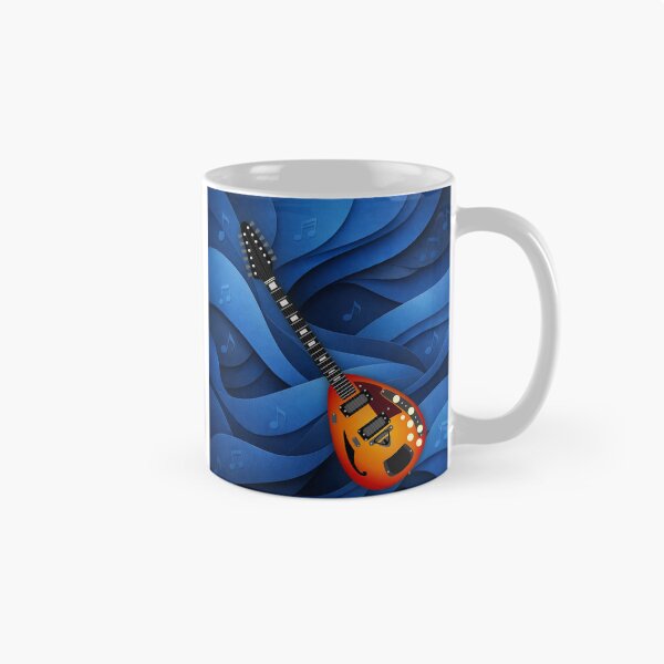 Item preview, GUITAR IN A BLUE SOUNDSCAPE designed and sold by Art2Be-Studio.