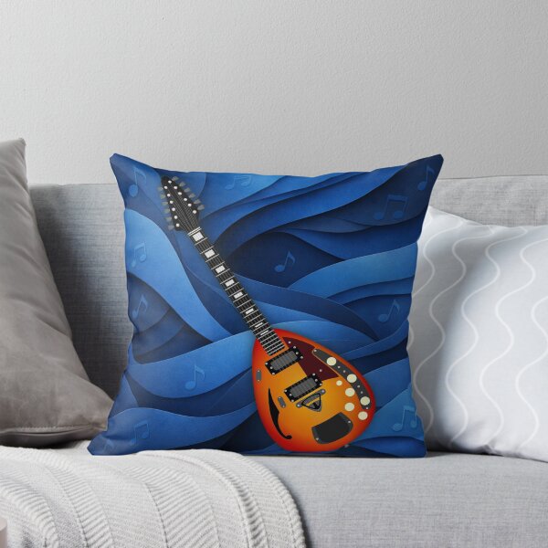 Item preview, GUITAR IN A BLUE SOUNDSCAPE designed and sold by Art2Be-Studio.