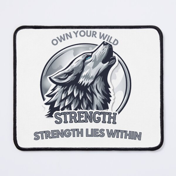 Item preview, Lone Wolf Motivational Sticker designed and sold by Hustlingminds.
