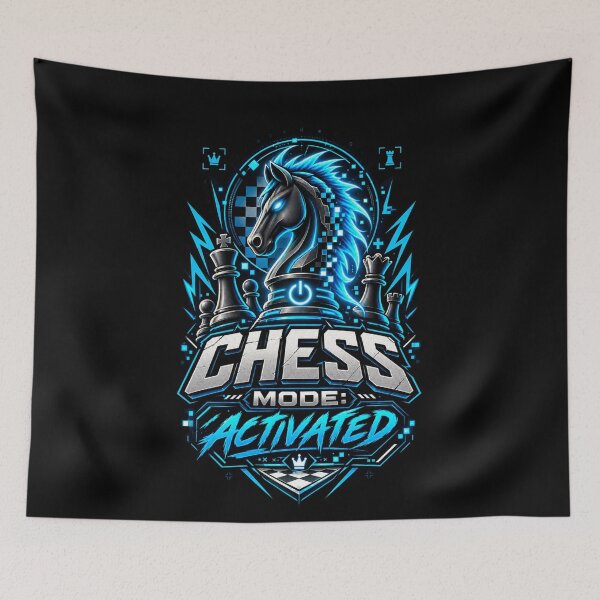 Item preview, Chess Mode Activated Futuristic Chess Player designed and sold by KnightVibe.