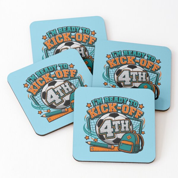 Item preview,  I’m Ready to Kick-Off 4th Grade Soccer Back to School Shirt designed and sold by VectorJoy.