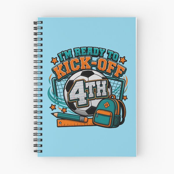 Item preview,  I’m Ready to Kick-Off 4th Grade Soccer Back to School Shirt designed and sold by VectorJoy.