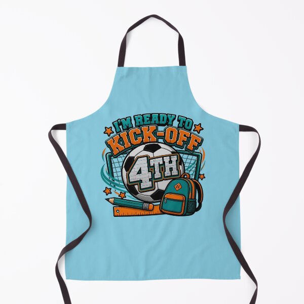 Item preview, I’m Ready to Kick-Off 4th Grade Soccer Back to School Shirt designed and sold by VectorJoy.