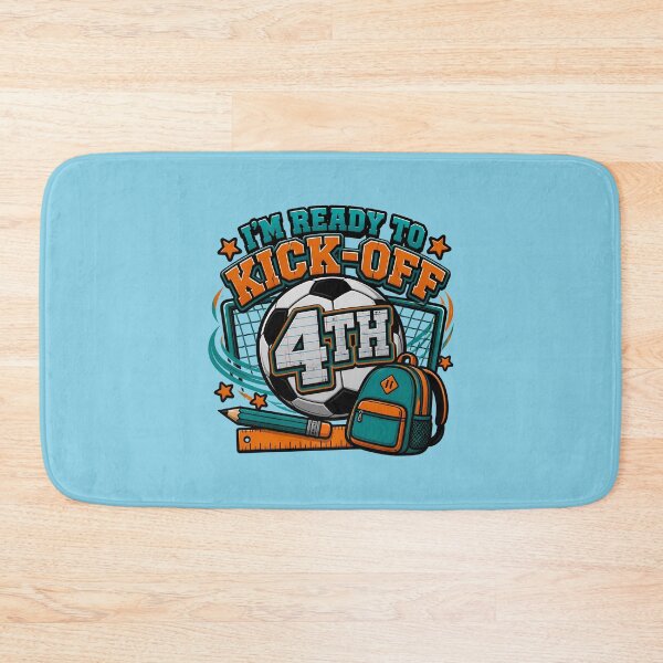 Item preview,  I’m Ready to Kick-Off 4th Grade Soccer Back to School Shirt designed and sold by VectorJoy.