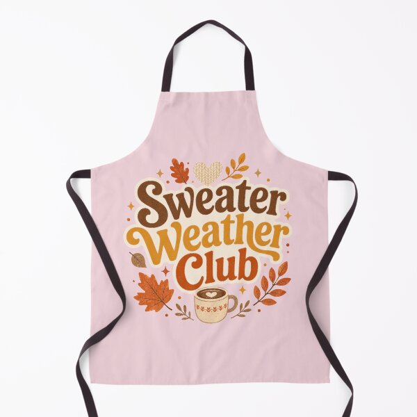Item preview, Sweater Weather Club Cute Cozy Fall Design – Soft Ballet Pink designed and sold by Bright Little Things.