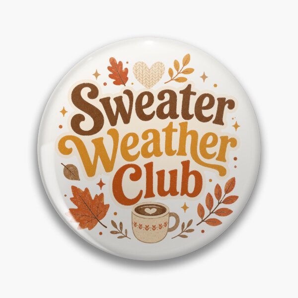 Item preview, Sweater Weather Club Cute Cozy Fall Design – Warm Cream designed and sold by Bright Little Things.