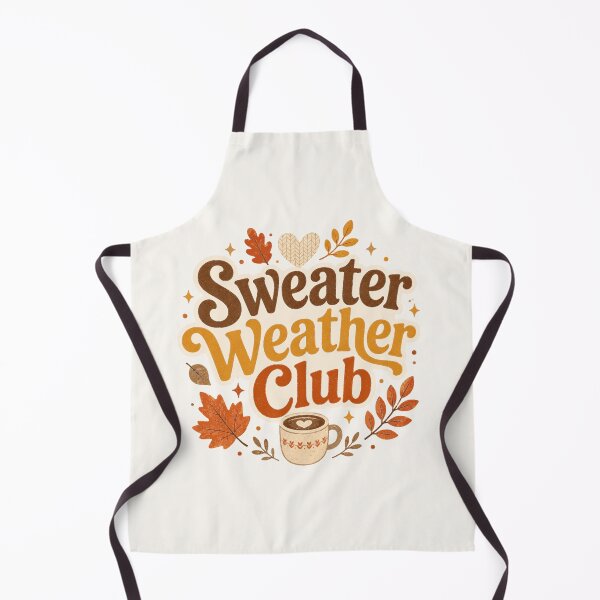 Item preview, Sweater Weather Club Cute Cozy Fall Design – Warm Cream designed and sold by Bright Little Things.