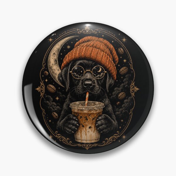 Item preview, Labrador Retriever Dog Drinking Iced Coffee Sunglasses designed and sold by will freed18.