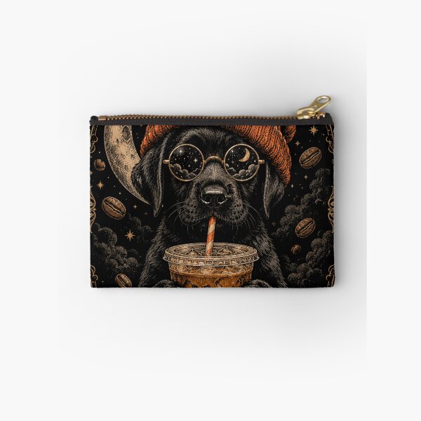 Item preview, Labrador Retriever Dog Drinking Iced Coffee Sunglasses designed and sold by will freed18.