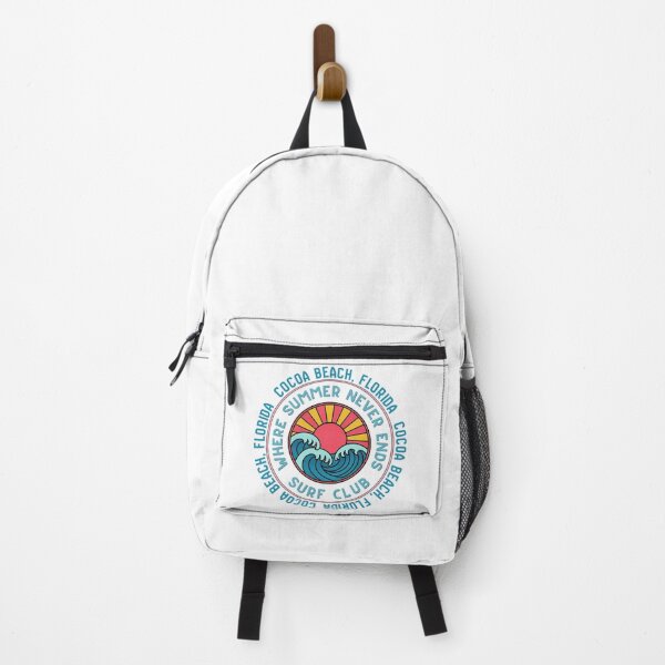 Item preview, Cocoa Beach Florida Surf Club Retro Sunset Wave Badge Design designed and sold by DonnaRaine.