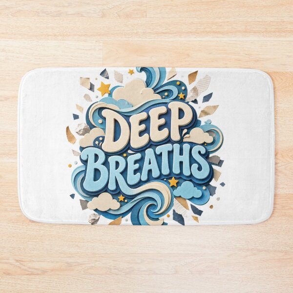 Item preview, Deep Breaths Relatable Anxiety Humor Sticker designed and sold by Promoffy.