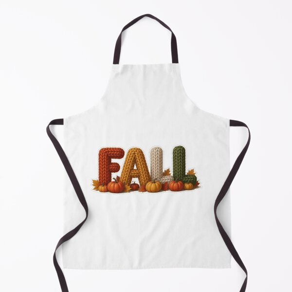 Item preview, Chunky Knitted FALL Typography Illustration designed and sold by larbimalki.
