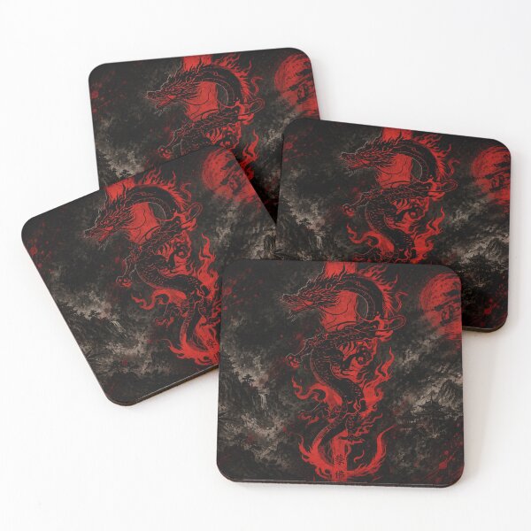Item preview, Crimson Dragon Warrior designed and sold by Fei Long Design Hub.
