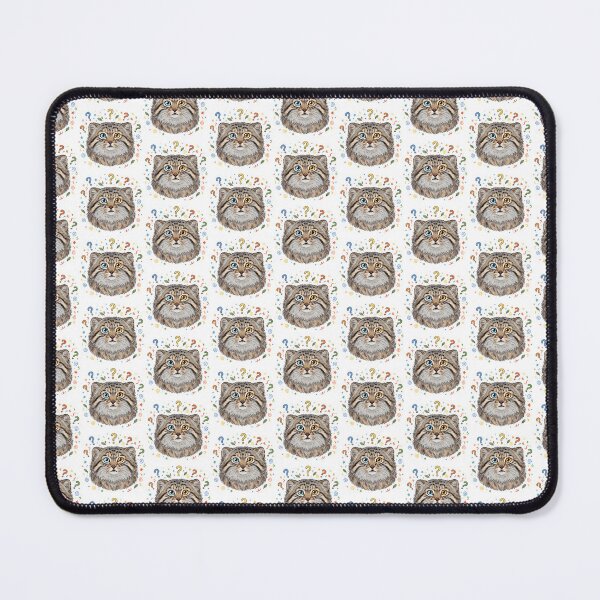 Item preview, Confused Pallas Cat (Manul) | Cute Floofy Wild Cat Meme Design designed and sold by HelgaCraftery.