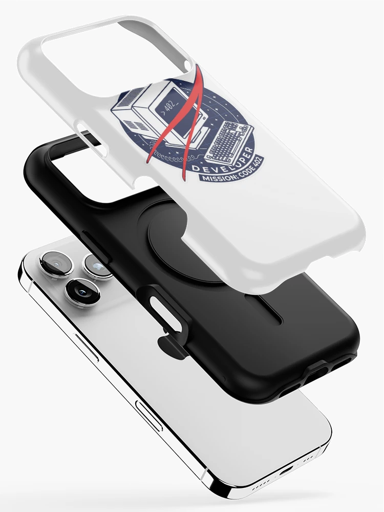 Thumbnail 2 of 4, iPhone Case, Developer Mission Code: 402 Retro Computer T-Shirt designed and sold by CodesAndBits.