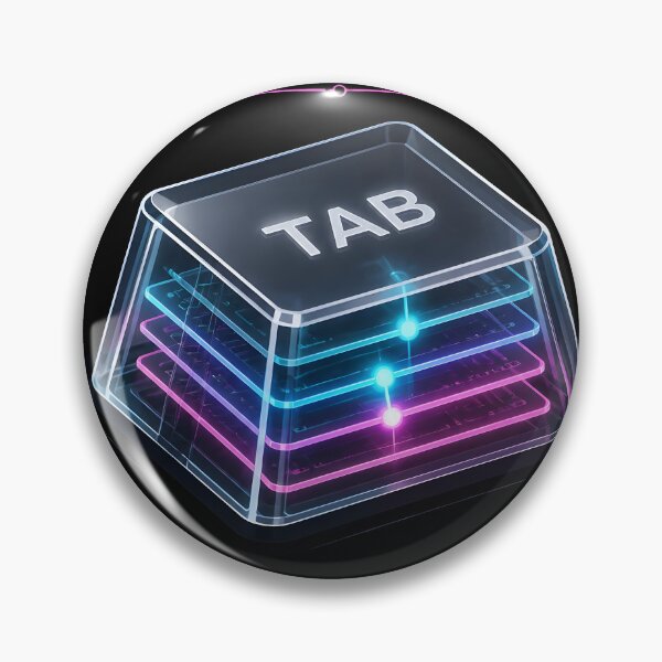 Item preview, Tab Parallel Layer Switch Resin Keycap Mechanical Keyboard designed and sold by ThirdShiftLab.