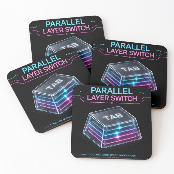 Item preview, Tab Parallel Layer Switch Resin Keycap Mechanical Keyboard designed and sold by ThirdShiftLab.