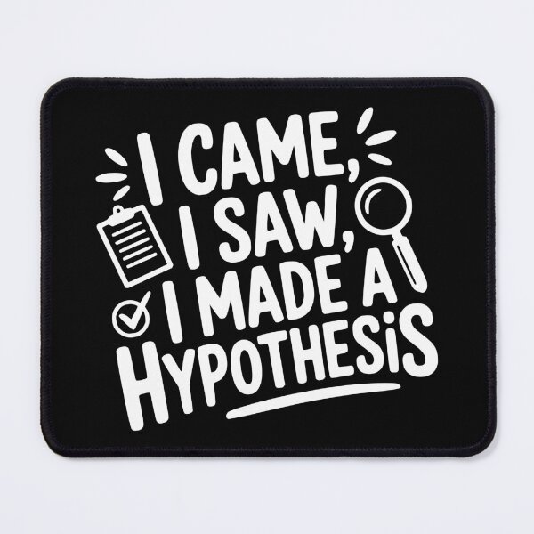 Item preview, I Came I Saw I Made a Hypothesis designed and sold by theartfulaspie.