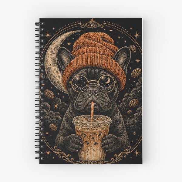 Item preview, French Bulldog Dog Drinking Iced Coffee Sunglasses designed and sold by will freed18.