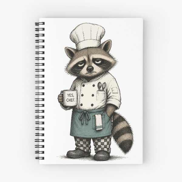 Item preview, Chef Raccoon designed and sold by Orivane Shop.