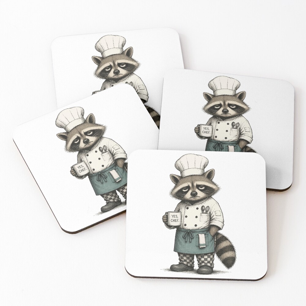 Item preview, Coasters (Set of 4) designed and sold by YCFART.