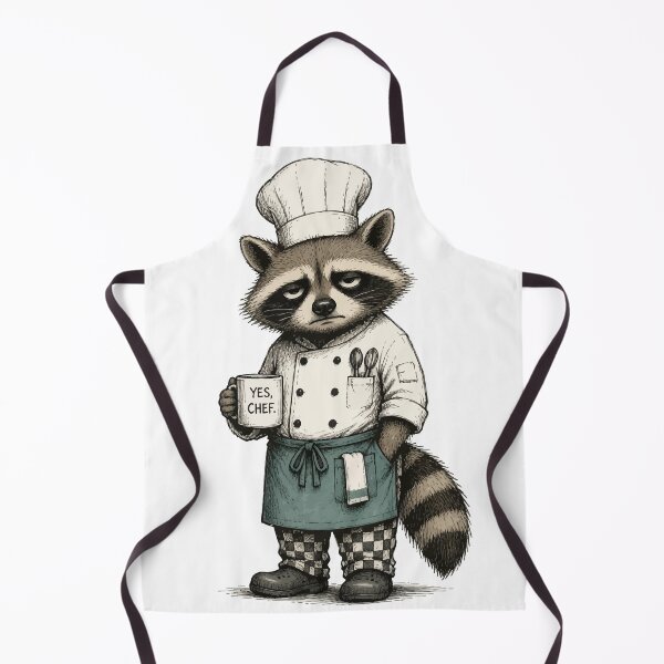 Item preview, Chef Raccoon designed and sold by Orivane Shop.