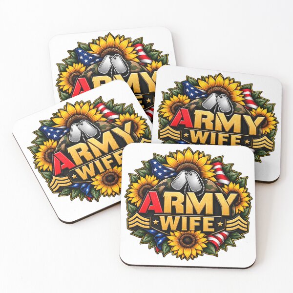 Item preview, Army Wife Sunflower designed and sold by Worn With Honor.