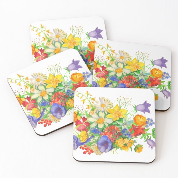 Item preview, Forest summer flowers designed and sold by sonaadalian.