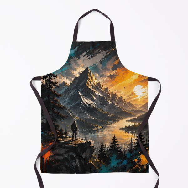 Item preview, Mountain Adventure Sunset – Dramatic Wilderness Landscape Backpack designed and sold by Skama87.