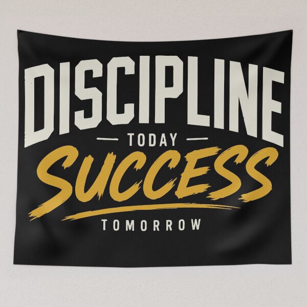 Item preview, Discipline Today Success Tomorrow Motivational Student Design designed and sold by Sunday.Supply.